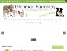 Tablet Screenshot of farmstaynewzealand.co.nz